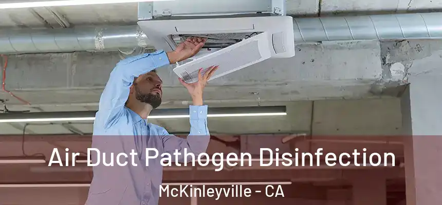 Air Duct Pathogen Disinfection McKinleyville - CA